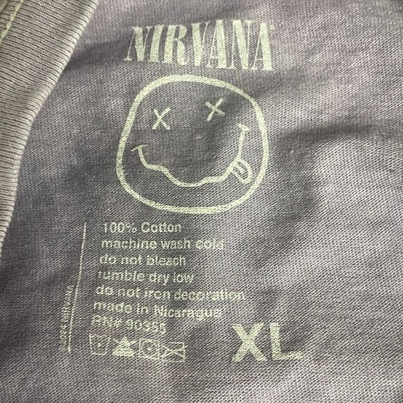 Nirvana In Utero Graphic T-Shirt Purple Pink Sz XL Cotton - Picture 4 of 4